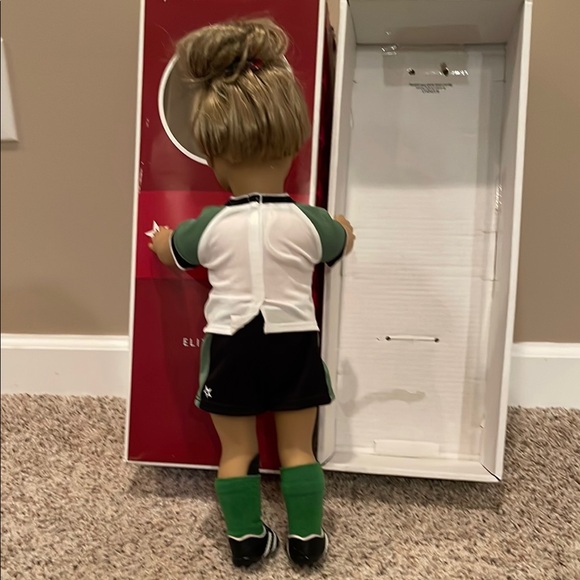 American Girl Doll Elizabeth in Soccer Uniform - Picture 2 of 4